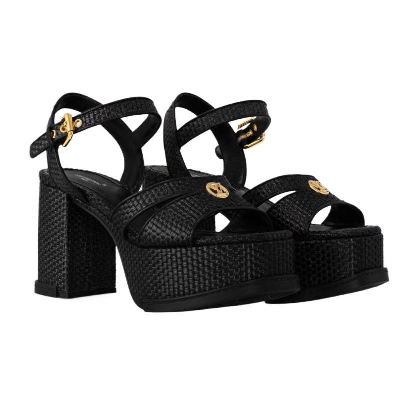 Louis Vuitton Maya Heeled Platform Sandal - Image 1